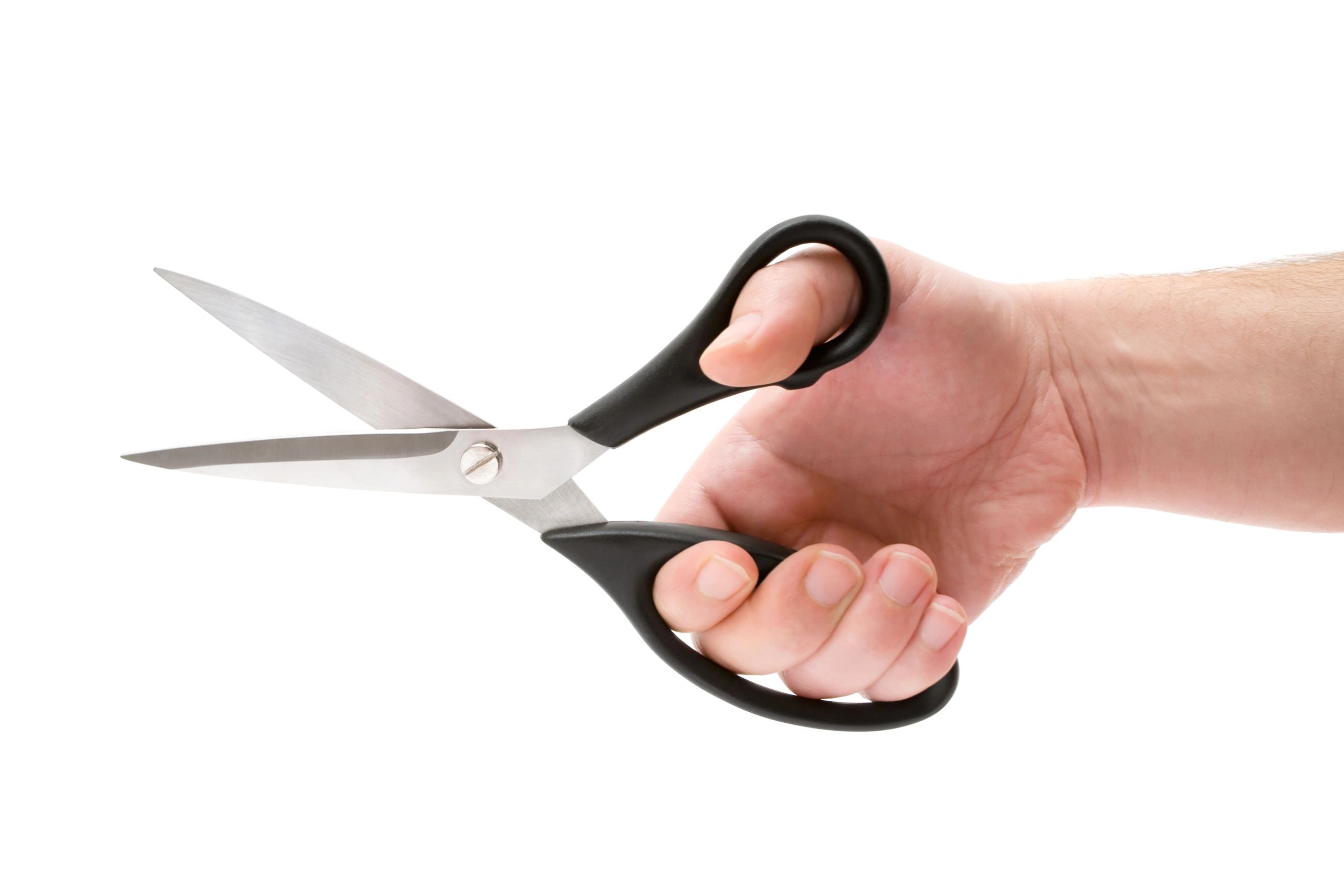 Scissors ready for professional sharpening